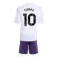 Manchester United Matheus Cunha #10 Bortedraktsett Barn 2025-26 Kortermet (+ Korte bukser)